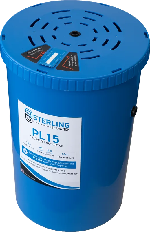 Purotech PL15 oil/water separator